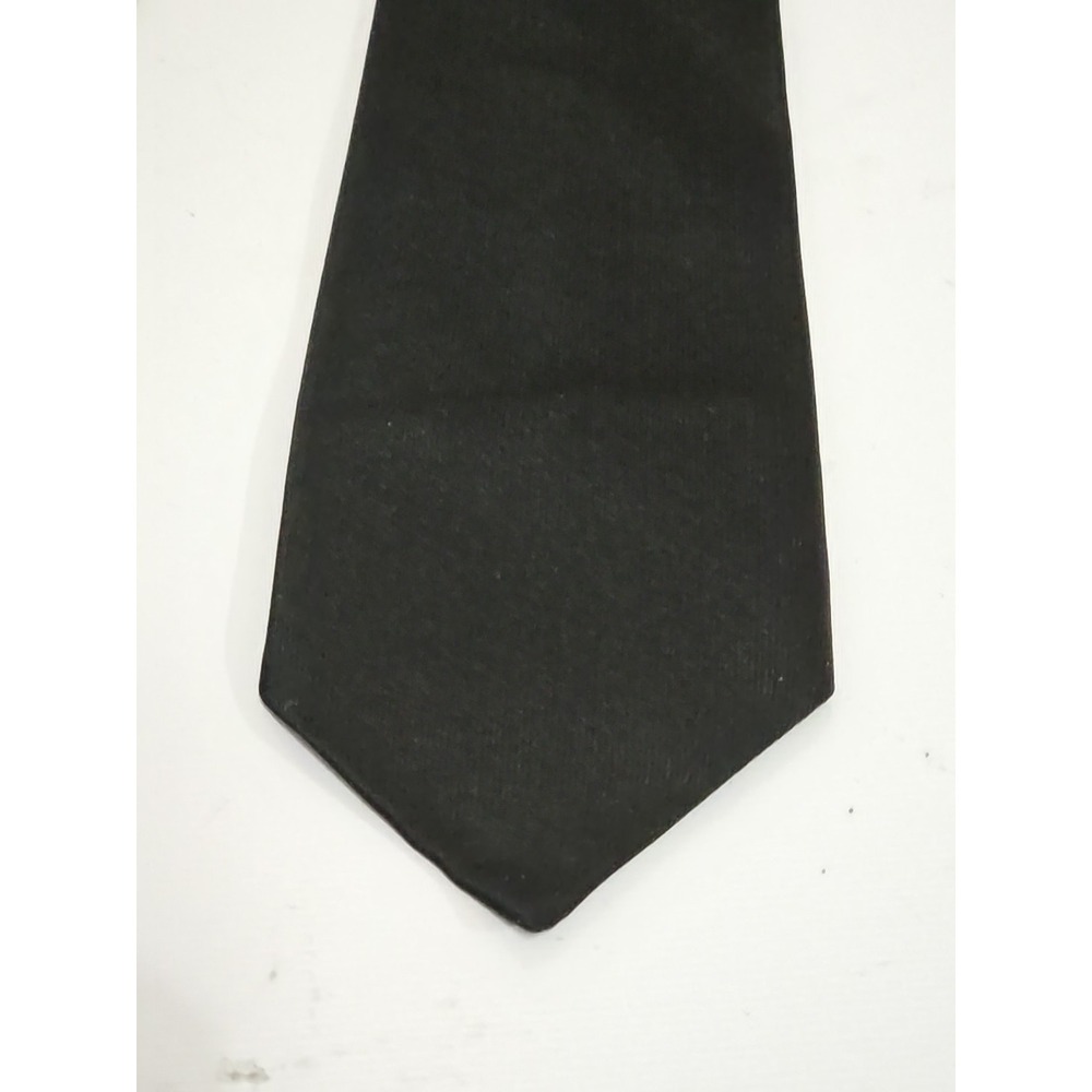 VTG Hollyvogue Ties Mens Skinny Black Red Made In California 60s Rockabilly MCM